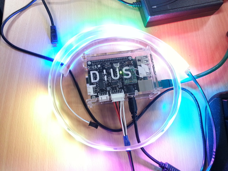 DiUS Build Lights from top